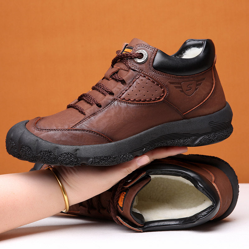 Thickened Casual Fleece-lined Warm Snow Boots