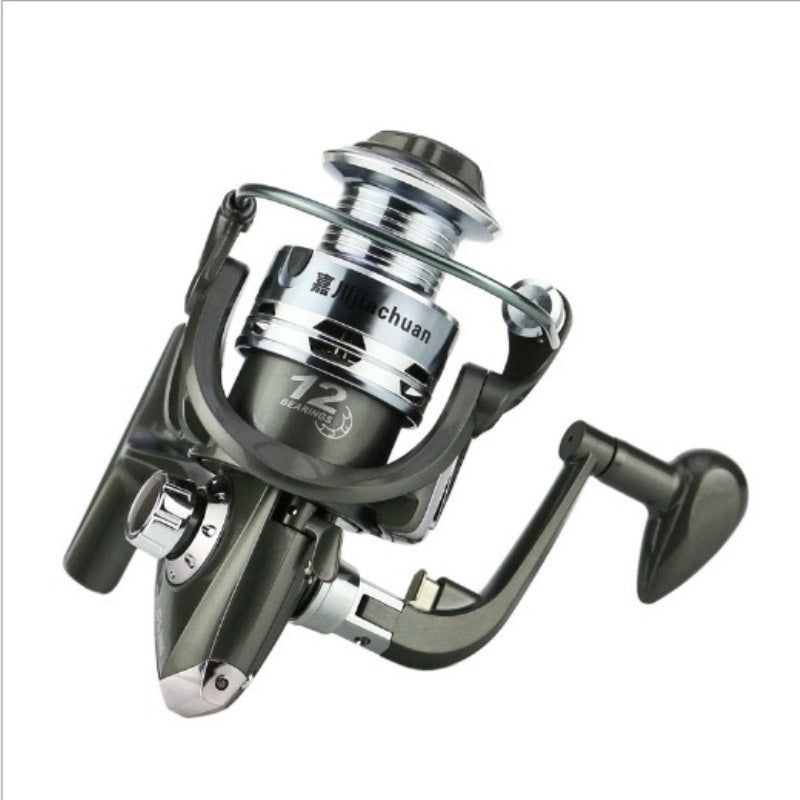 12-axis Metal Toe Cap Fishing Reel