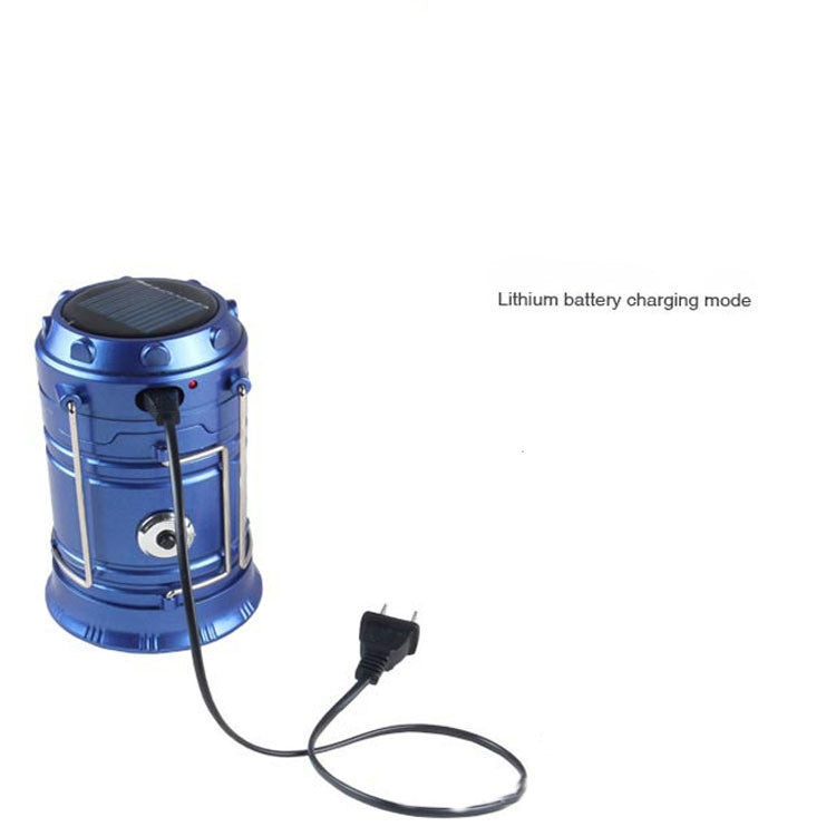Multifunctional telescopic camping lantern