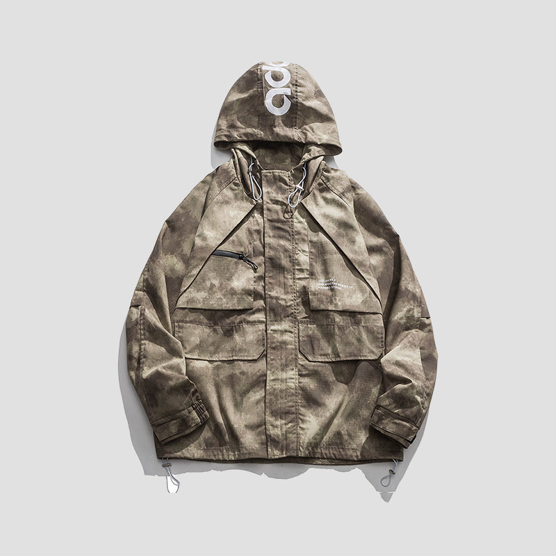 Men's Casual Breathable Loose Camouflage Jacket