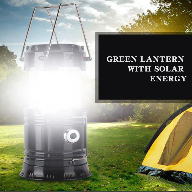Multifunctional telescopic camping lantern