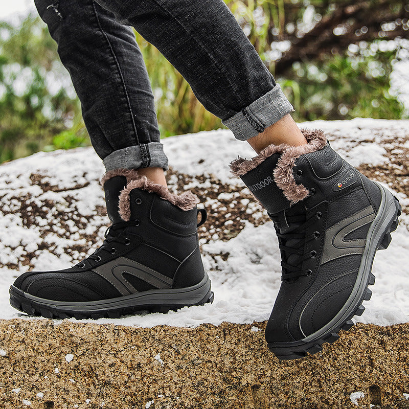 Cotton Winter Plus Velvet Warm Boots