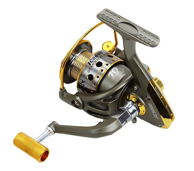 10-axis metal head fishing reel