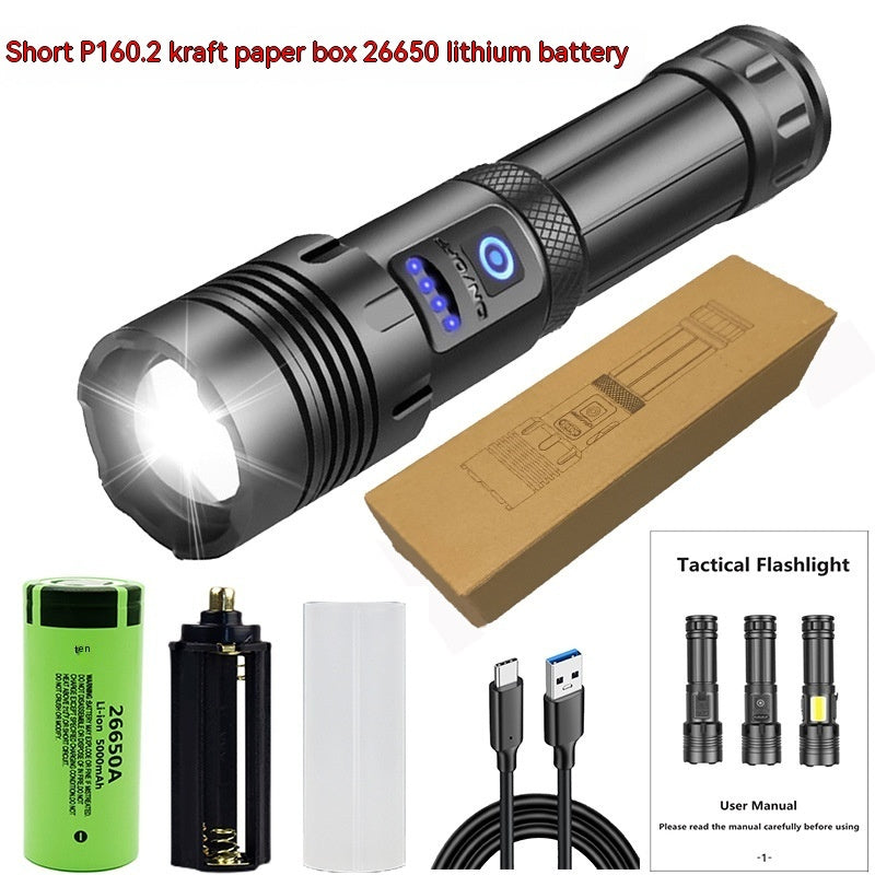 Strong Light Outdoor Camping Flashlight