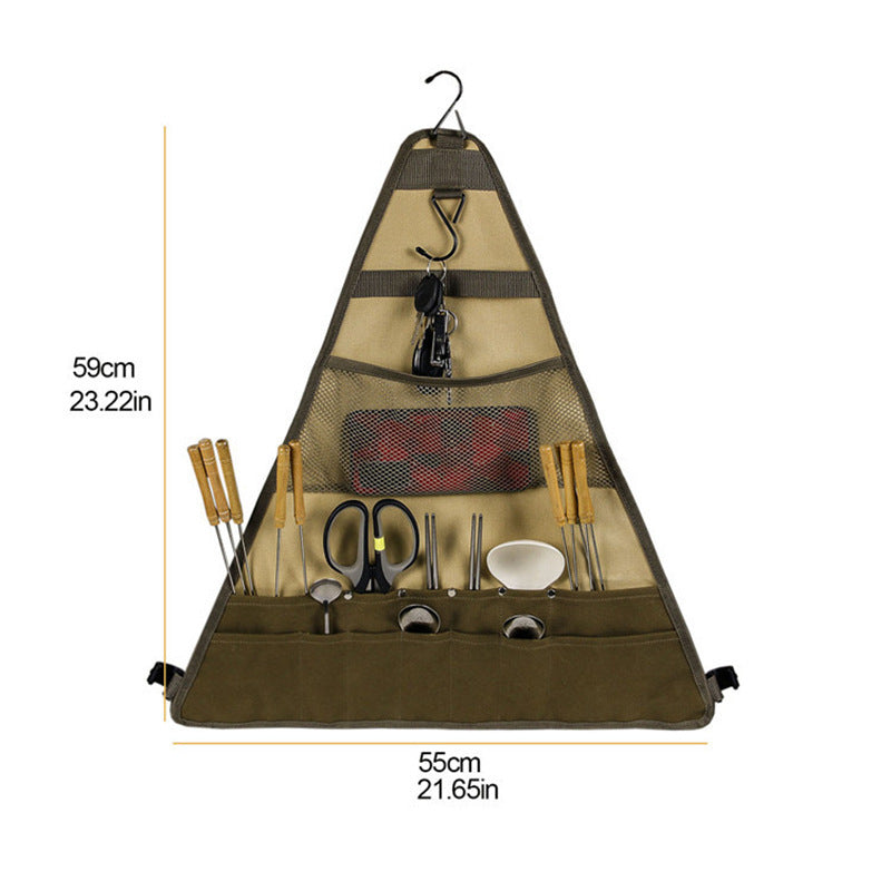 Outdoor Camping Tableware Cookware Foldable Bag