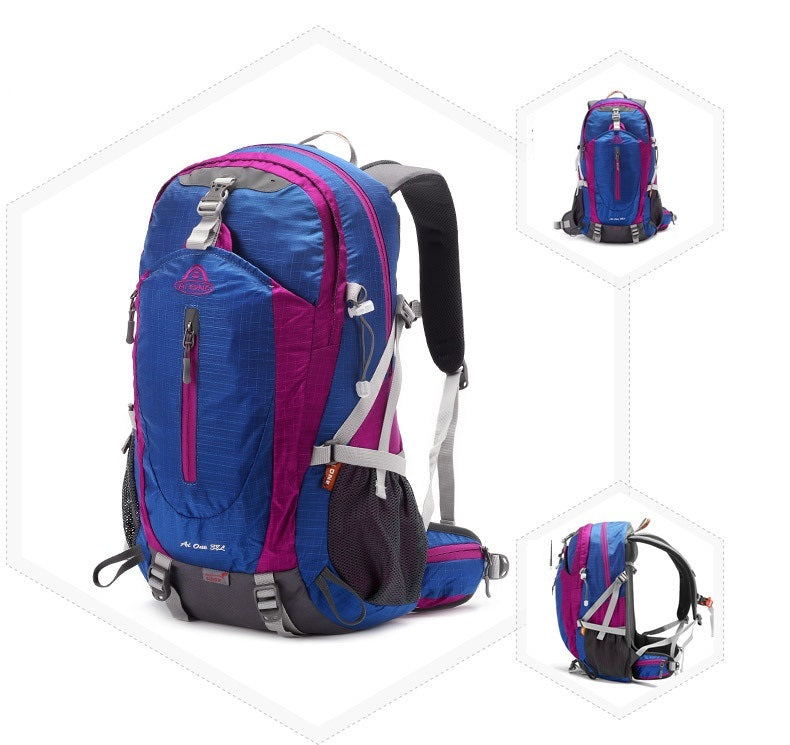 Outdoor Sports Mountaineering Hiking Nylon Backpack