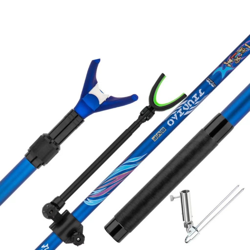 Carbon Battery Fishing Rod Support