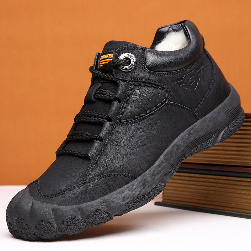 Thickened Casual Fleece-lined Warm Snow Boots