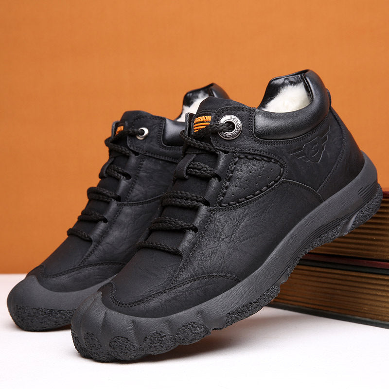 Thickened Casual Fleece-lined Warm Snow Boots