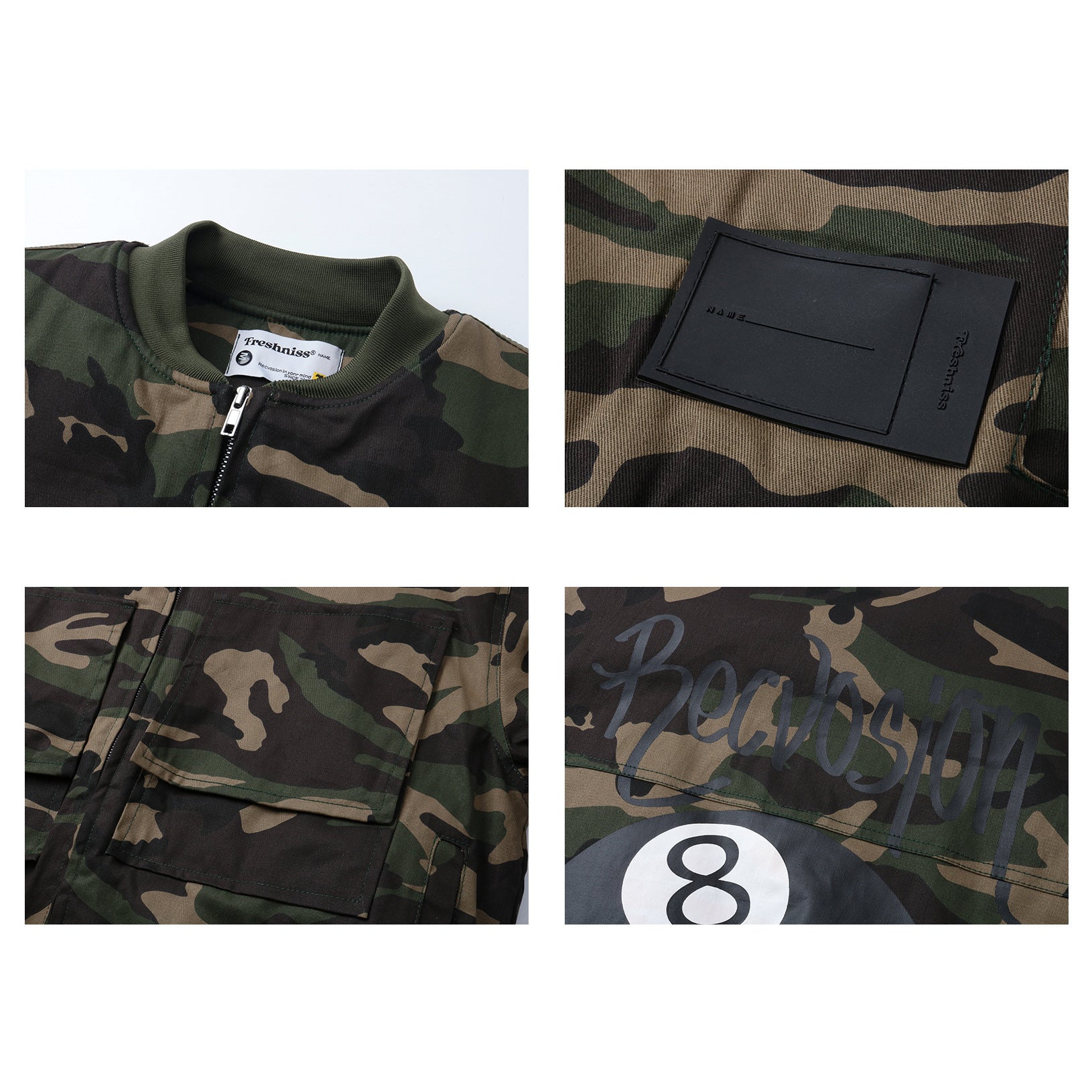 Themed Camouflage Jacket